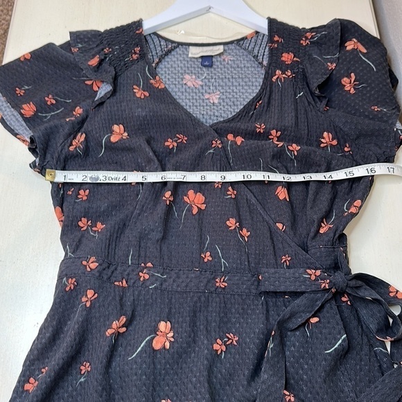 Universal Thread Floral Wrap Mini Dress Size Small - Picture 14 of 16